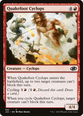 Magic: The Gathering - Quakefoot Cyclops - Jumpstart 2022