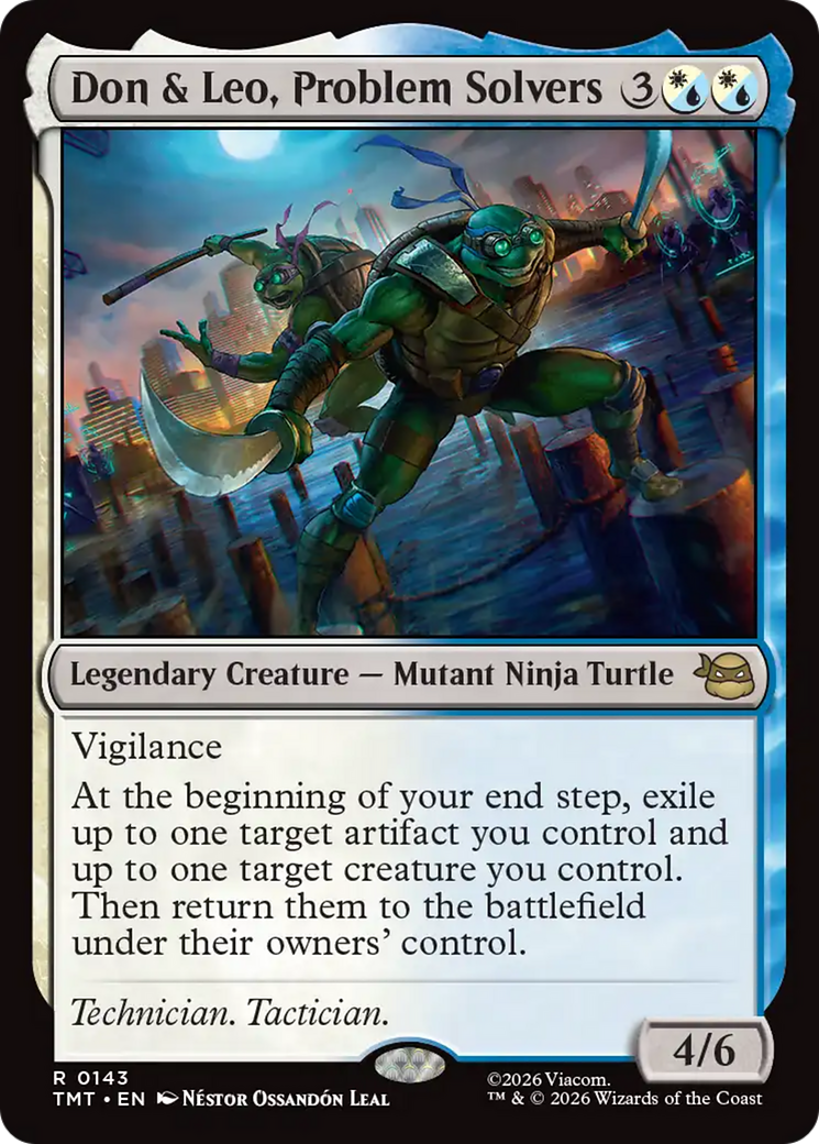Magic: The Gathering - Don & Leo, Problem Solvers Foil - Teenage Mutant Ninja Turtles
