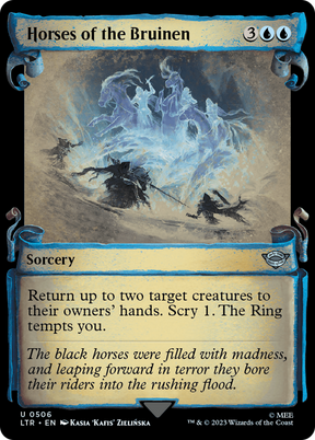 Magic: The Gathering - Horses of the Bruinen Foil - The Lord of the Rings: Tales of Middle-earth
