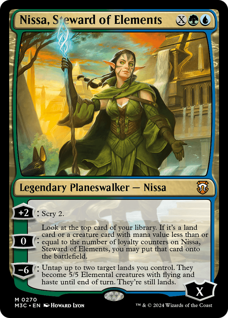 Magic: The Gathering - Nissa, Steward of Elements - Modern Horizons 3 Commander
