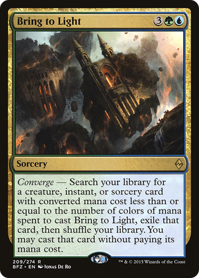Magic: The Gathering - Bring to Light Foil - Battle for Zendikar