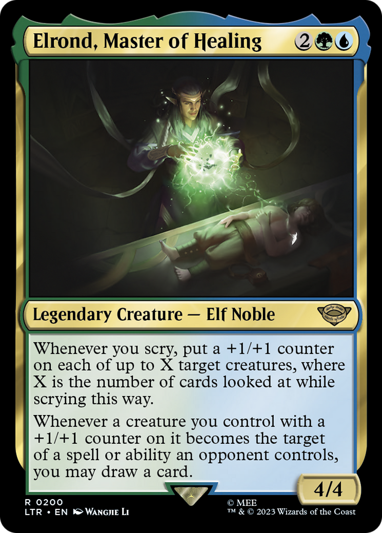 Magic: The Gathering - Elrond, Master of Healing Foil - The Lord of the Rings: Tales of Middle-earth