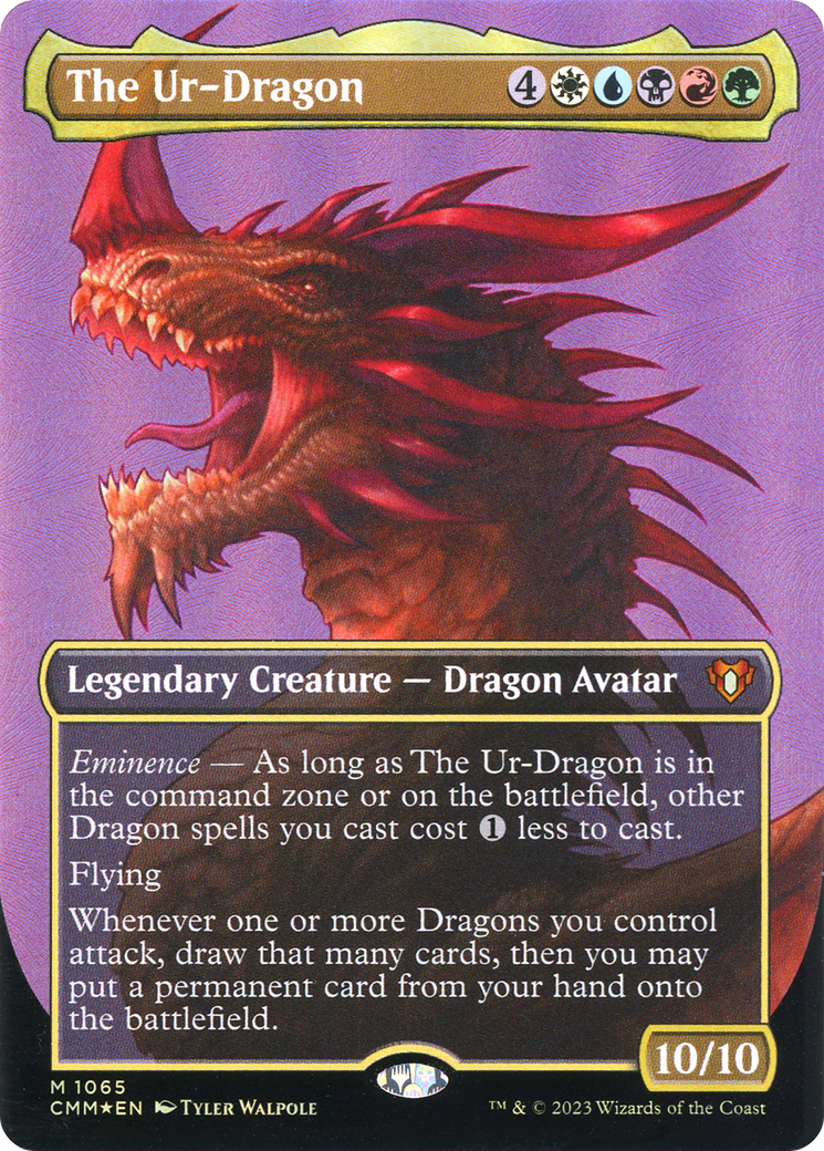 Magic: The Gathering - The Ur-Dragon Foil - Commander Masters