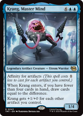 Magic: The Gathering - Krang, Master Mind Foil - Teenage Mutant Ninja Turtles