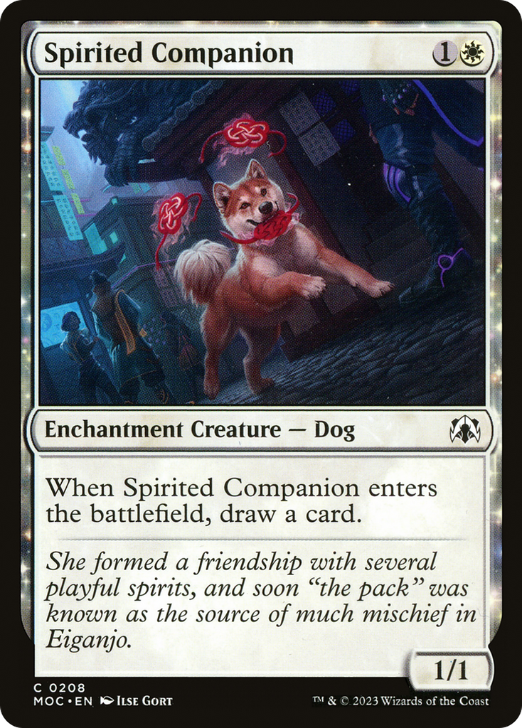 Magic: The Gathering - Spirited Companion - March of the Machine Commander