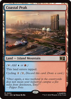 Magic: The Gathering - Coastal Peak - Marvel Super Heroes Commander