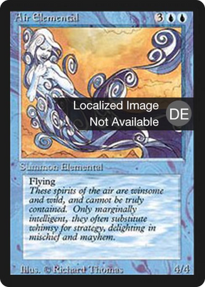 Magic: The Gathering - Luftelementar - Foreign Black Border