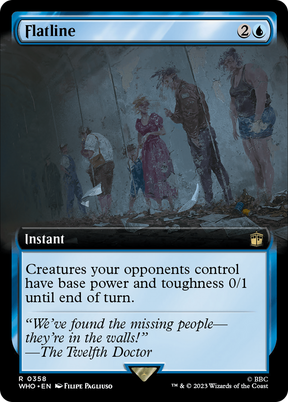 Magic: The Gathering - Flatline Foil - Doctor Who