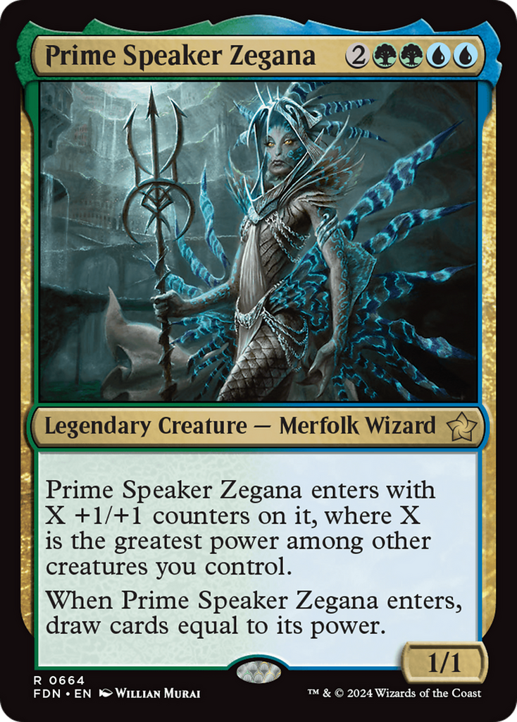 Magic: The Gathering - Prime Speaker Zegana - Foundations