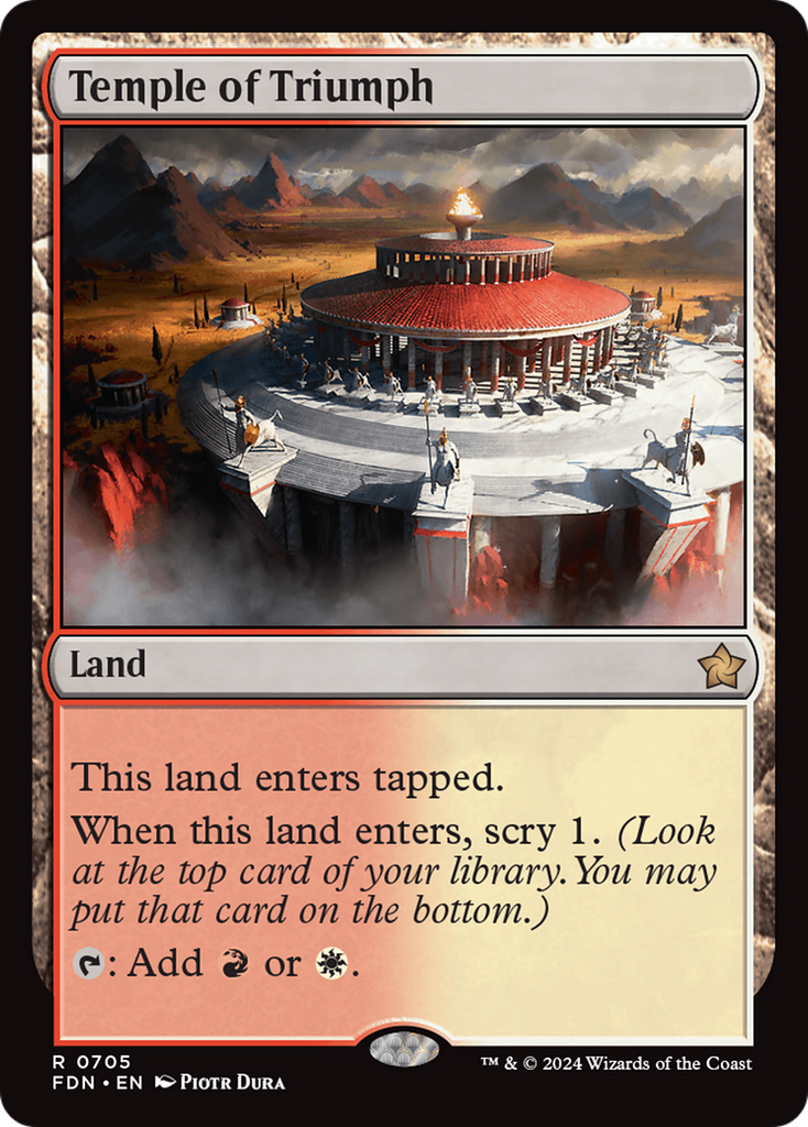 Magic: The Gathering - Temple of Triumph - Foundations