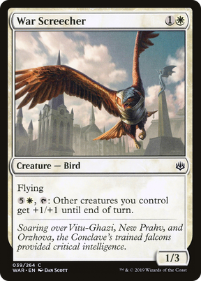 Magic: The Gathering - War Screecher Foil - War of the Spark