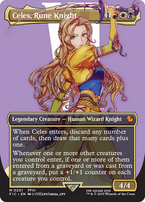 Magic: The Gathering - Celes, Rune Knight - Final Fantasy Commander