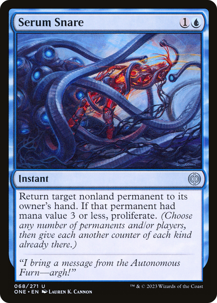 Magic: The Gathering - Serum Snare Foil - Phyrexia: All Will Be One