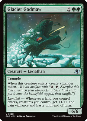 Magic: The Gathering - Glacier Godmaw - Edge of Eternities