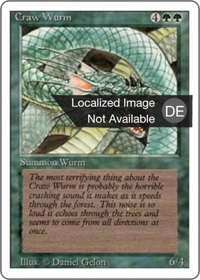 Magic: The Gathering - Tatzelwurm - Revised Edition