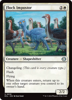 Magic: The Gathering - Flock Impostor Foil - Lorwyn Eclipsed