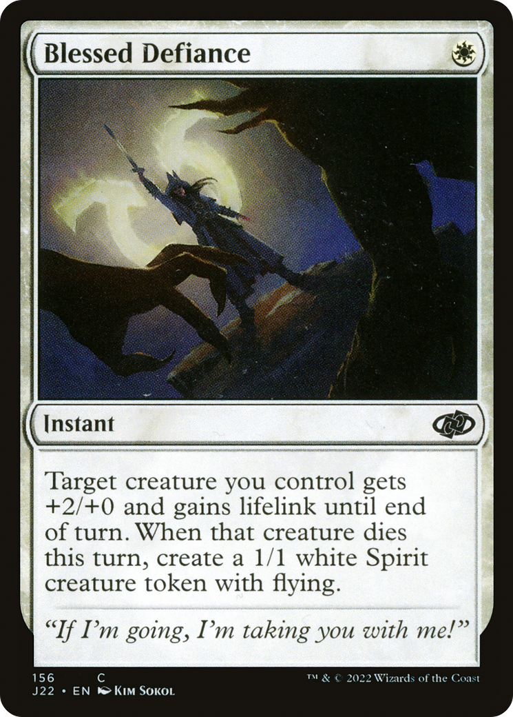 Magic: The Gathering - Blessed Defiance - Jumpstart 2022
