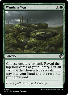 Magic: The Gathering - Winding Way - Outlaws of Thunder Junction Commander