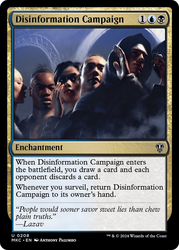 Magic: The Gathering - Disinformation Campaign - Murders at Karlov Manor Commander