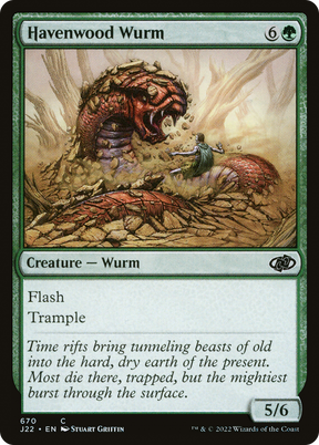 Magic: The Gathering - Havenwood Wurm - Jumpstart 2022