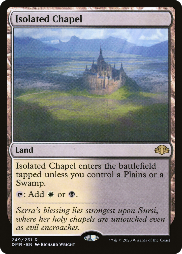 Magic: The Gathering - Isolated Chapel Foil - Dominaria Remastered