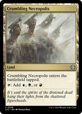 Magic: The Gathering - Crumbling Necropolis - The Lost Caverns of Ixalan Commander