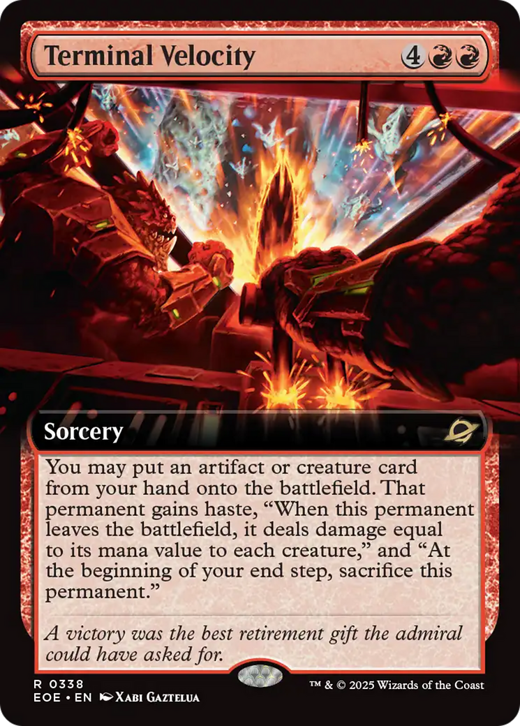 Magic: The Gathering - Terminal Velocity Foil - Edge of Eternities