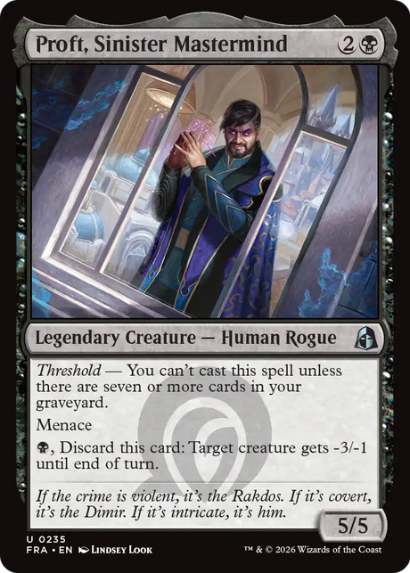 Magic: The Gathering - Proft, Sinister Mastermind - Reality Fracture