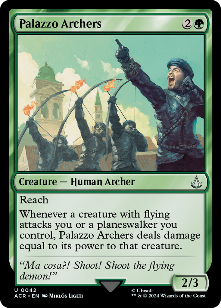 Magic: The Gathering - Palazzo Archers Foil - Assassin's Creed