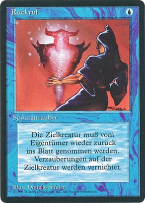 Magic: The Gathering - Rückruf - Foreign Black Border