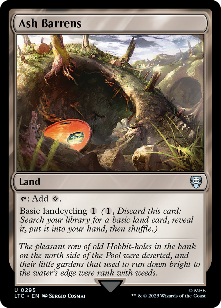 Magic: The Gathering - Ash Barrens - Tales of Middle-earth Commander