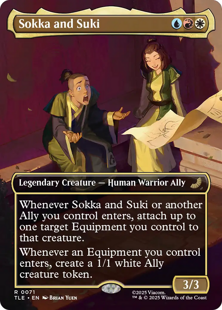 Magic: The Gathering - Sokka and Suki Foil - Avatar: The Last Airbender Eternal