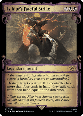 Magic: The Gathering - Isildur's Fateful Strike Foil - The Lord of the Rings: Tales of Middle-earth