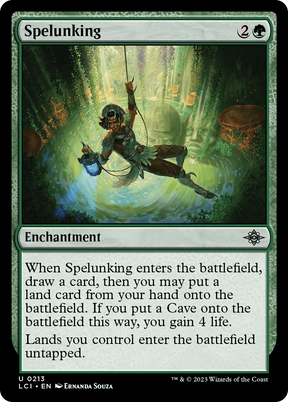 Magic: The Gathering - Spelunking Foil - The Lost Caverns of Ixalan