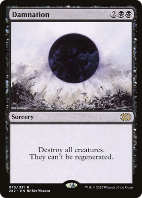 Magic: The Gathering - Damnation Foil - Double Masters 2022