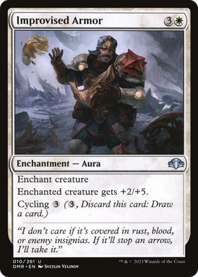 Magic: The Gathering - Improvised Armor - Dominaria Remastered