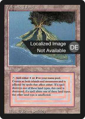 Magic: The Gathering - Vulkaninsel - Foreign Black Border
