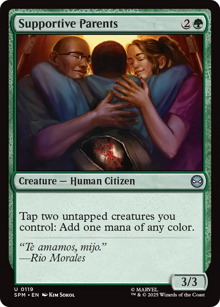 Magic: The Gathering - Supportive Parents - Marvel's Spider-Man