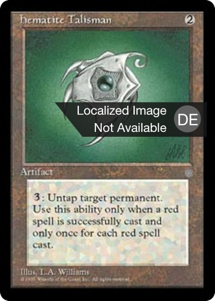 Magic: The Gathering - Hematittalisman - Ice Age