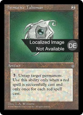 Magic: The Gathering - Hematittalisman - Ice Age