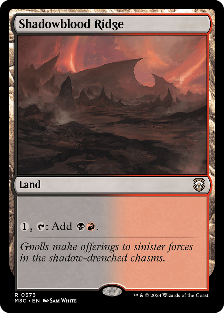 Magic: The Gathering - Shadowblood Ridge - Modern Horizons 3 Commander