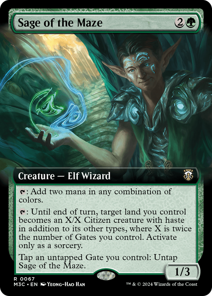 Magic: The Gathering - Sage of the Maze - Modern Horizons 3 Commander