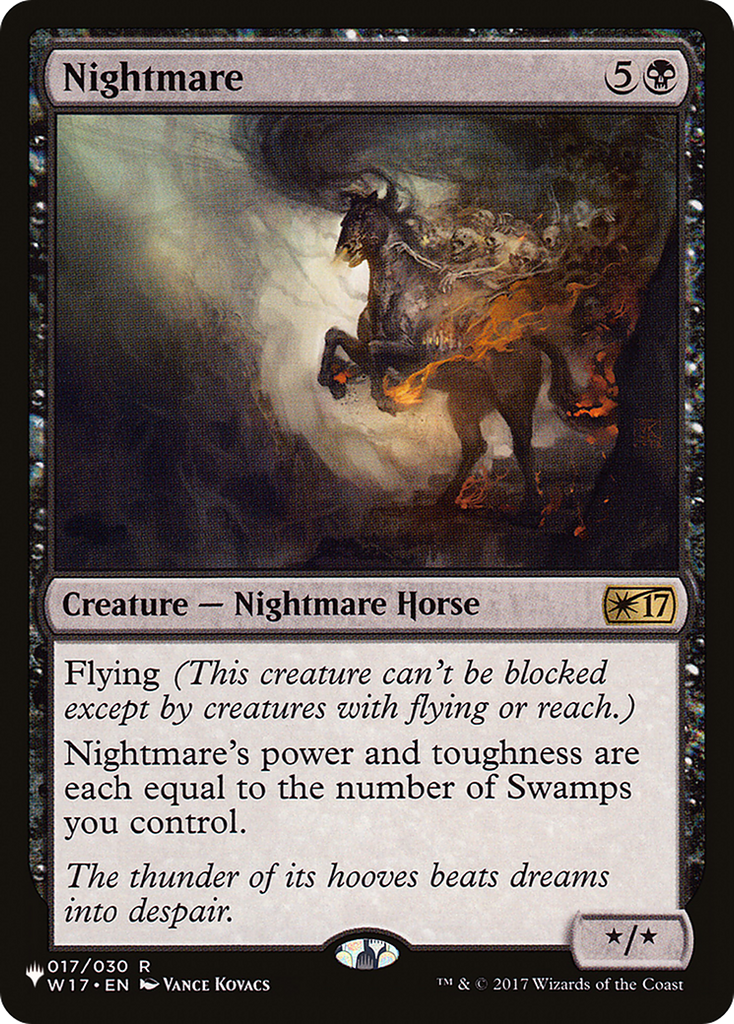 Magic: The Gathering - Nightmare - The List