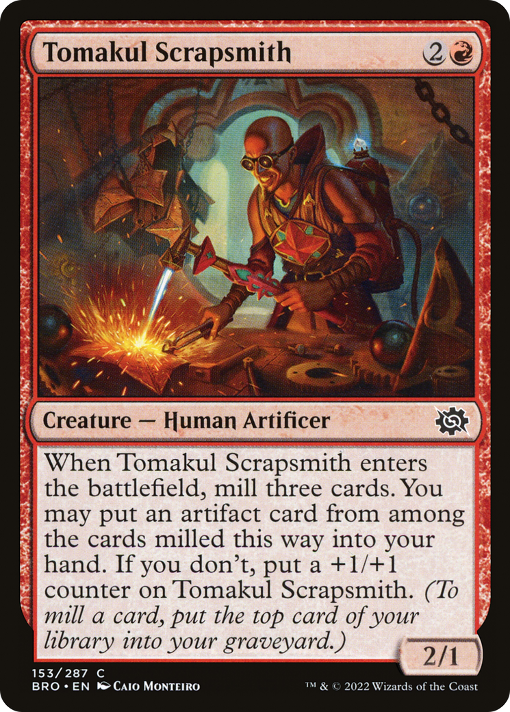 Magic: The Gathering - Tomakul Scrapsmith Foil - The Brothers' War