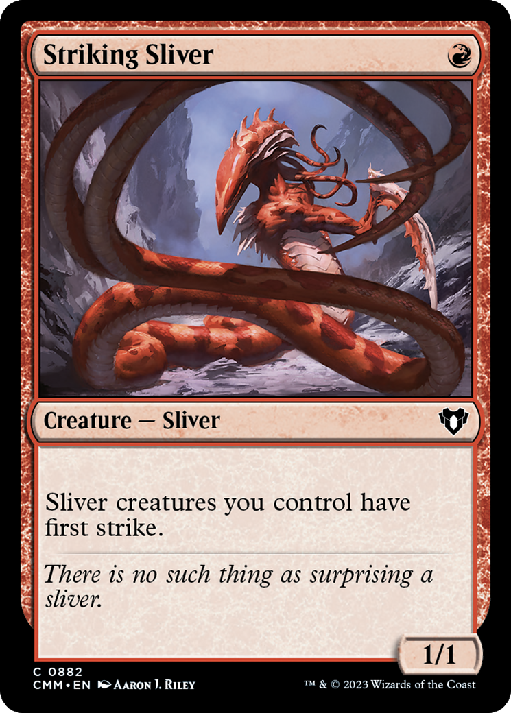 Magic: The Gathering - Striking Sliver - Commander Masters