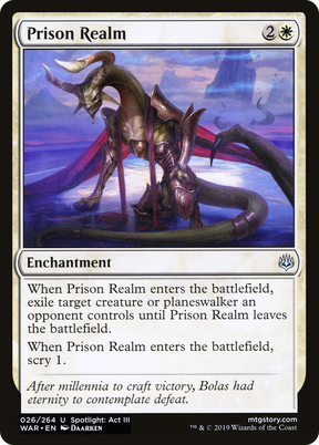 Magic: The Gathering - Prison Realm Foil - War of the Spark