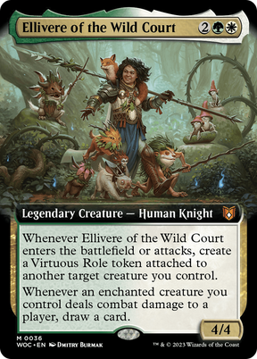 Magic: The Gathering - Ellivere of the Wild Court Foil - Wilds of Eldraine Commander