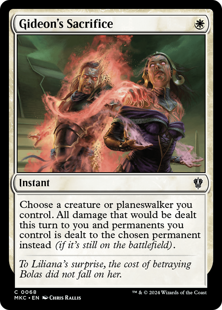 Magic: The Gathering - Gideon's Sacrifice - Murders at Karlov Manor Commander
