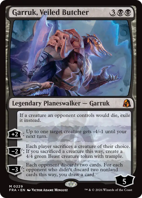 Magic: The Gathering - Garruk, Veiled Butcher - Reality Fracture