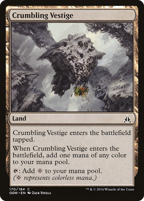 Magic: The Gathering - Crumbling Vestige Foil - Oath of the Gatewatch